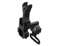 GAS BLOCK WITH FLIP-UP HOODED FRONT SIGHT BOLT-ON MOUNT AR-15, LR-308 STANDARD BARREL .750